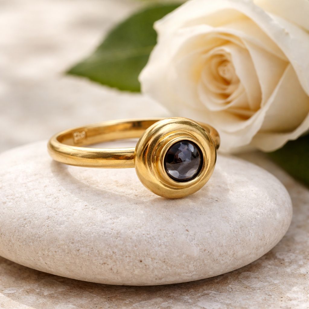 Gold-plated ring - spherical model