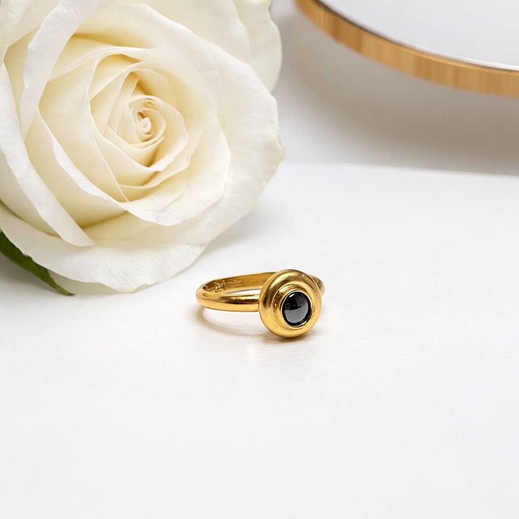 Gold-plated ring - spherical model