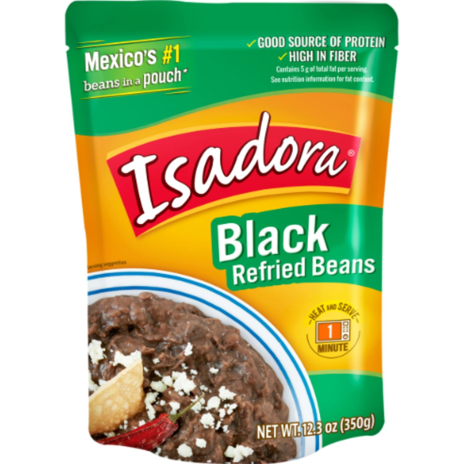 Isadora black refried beans 430gr