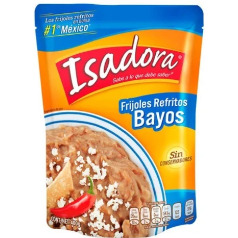 Isadora bayo refried beans 430gr