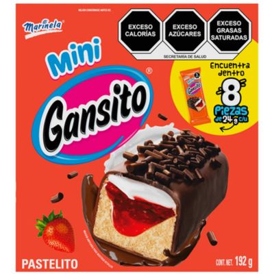 Marinela Mini Gansitos 8pcs 192gr
