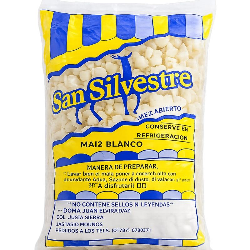 San Silvestre White Hominy 1kg