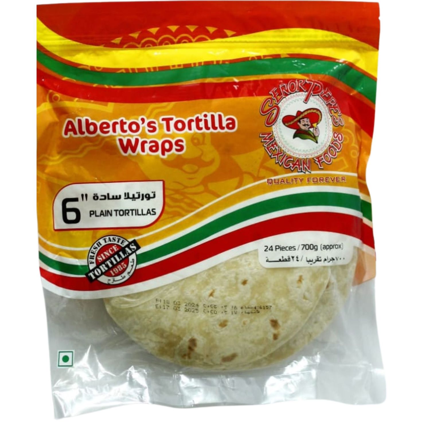 Flour Tortillas 6" - 700gr
