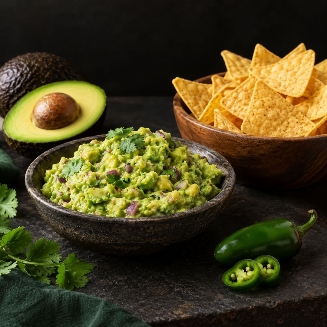 Guac and chips