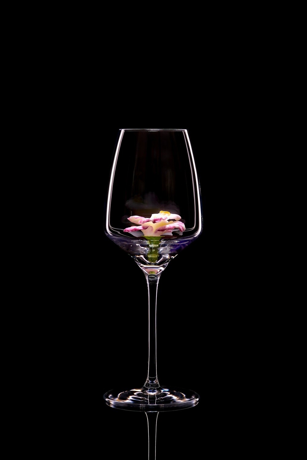 Бокал для белого вина – Гладиолус розовый.