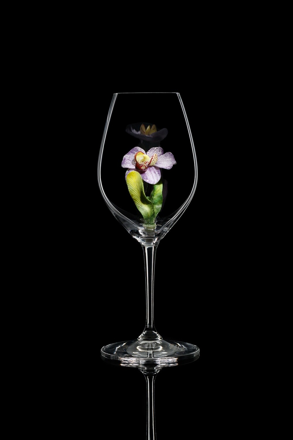 Бокал для шампанского Орхидея Ванда, стекло Ридель.