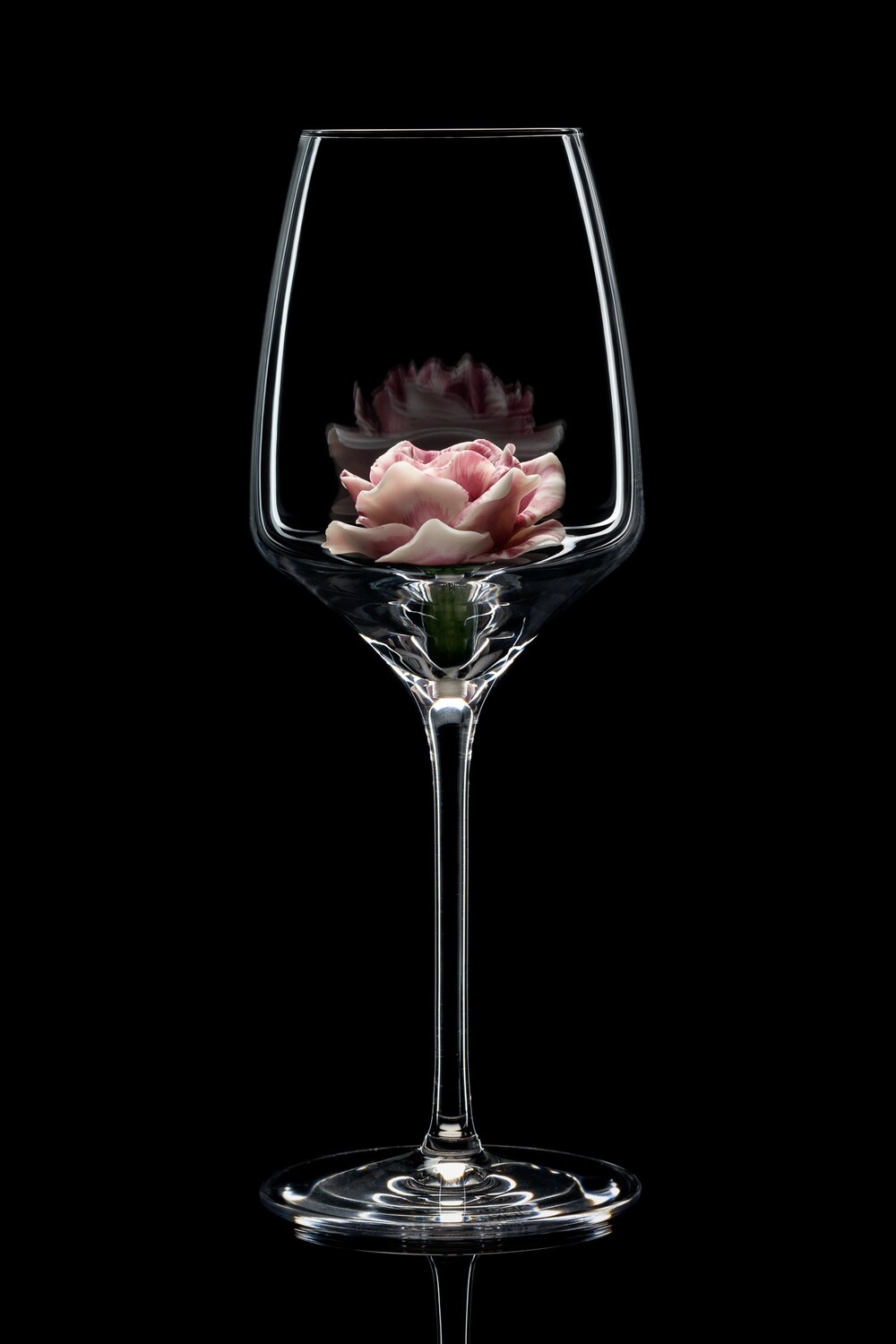 Бокал для белого вина Роза (розовая).