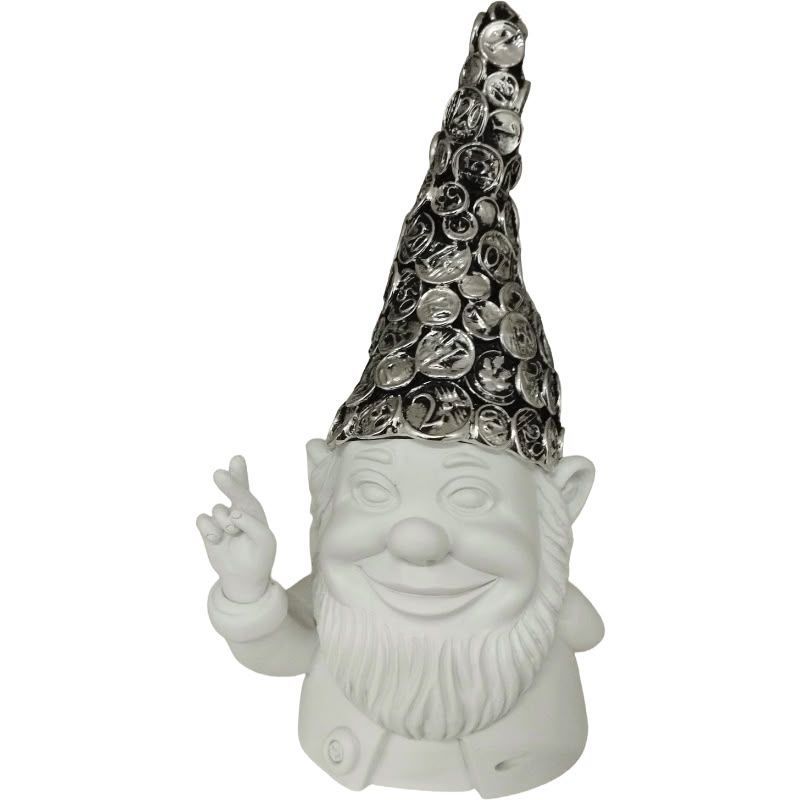 Gnomo Figurine Mezzo Busto "Buona Fortuna"