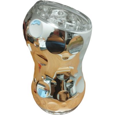 Vaso in Cristallo Bubbles Argento