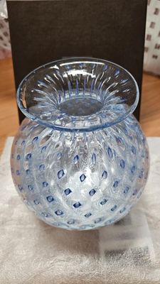 Vaso Rialto in Vetro Blu