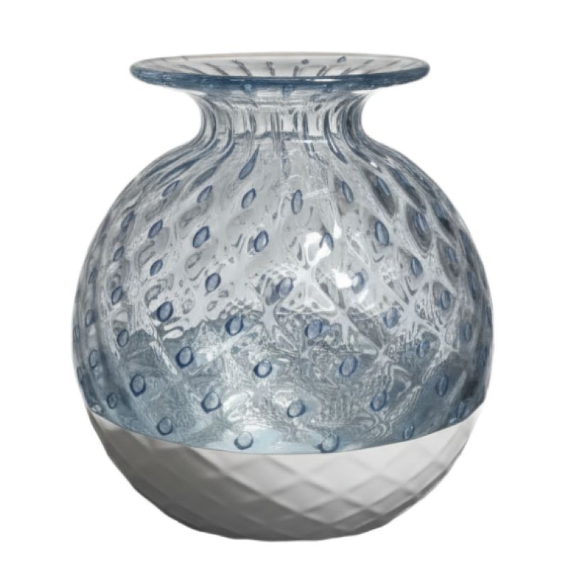Vaso Rialto in Vetro Blu