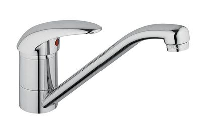 Monocomando Lavello Bocca girevole con basetta in metallo - Serie Perseo