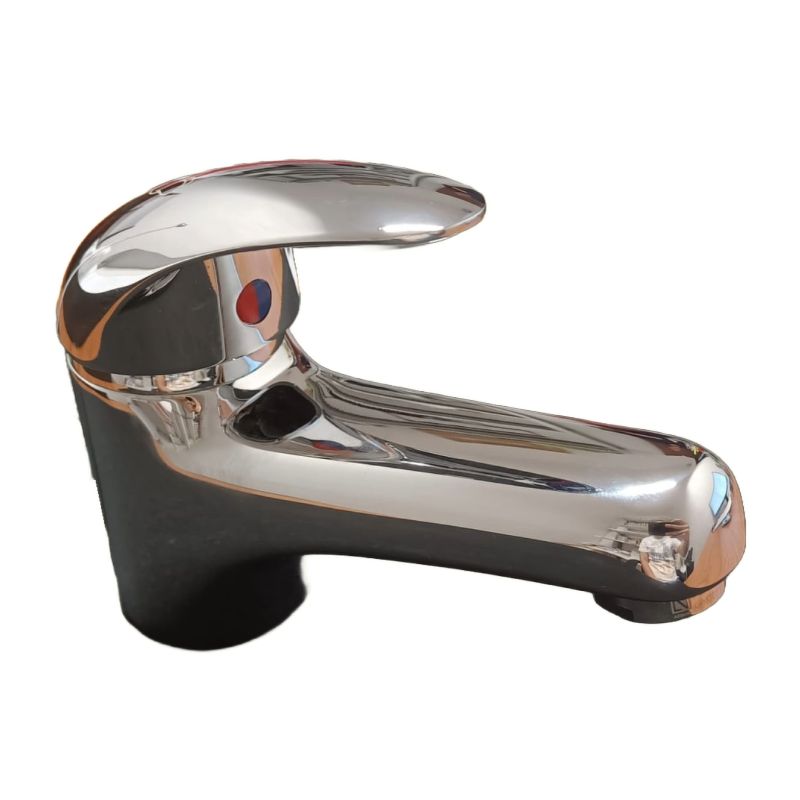 Lavabo con scarico 1"1/4 flex inox SENZA basetta in metallo - Serie Perseo