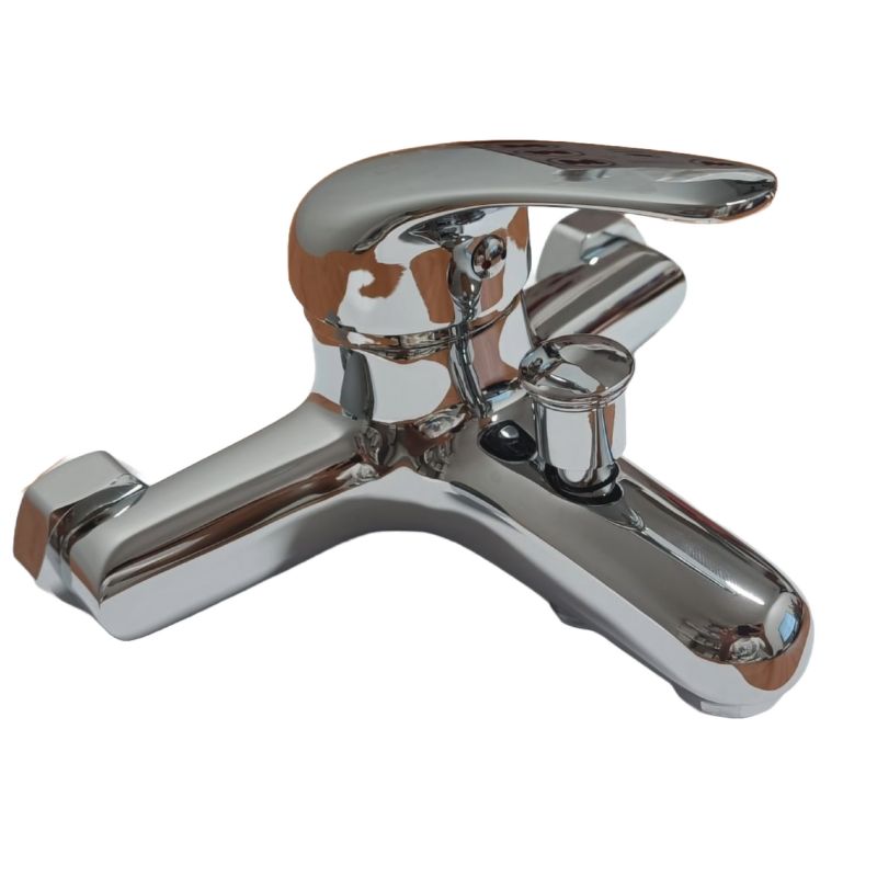 Monocomando vasca con supporto a muro - Serie Jolly
