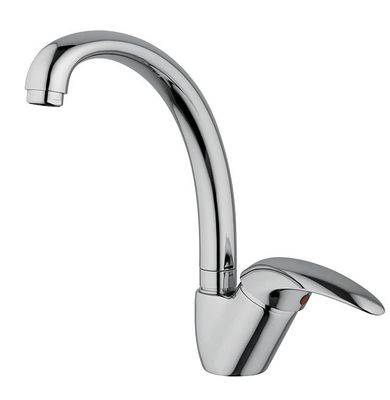 Monocomando Lavello laterale canna alta SENZA basetta in metallo - Serie Perseo