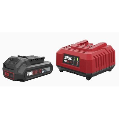 Batteria («20V Max» da 2,0 Ah «KEEPCOOL™» al litio) e caricatore 3136 AA Batteria («20V Max» da 2,0 Ah «KEEPCOOL™» al litio) e caricatore 3136 AA
