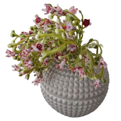 Vaso a Quadri con Fiore