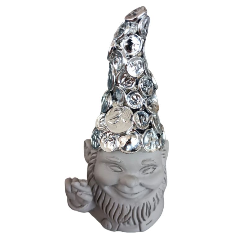 Gnomo Figurine Mezzo Busto Gnomo Figurine Mezzo Busto "Buona Fortuna" (piccolo)