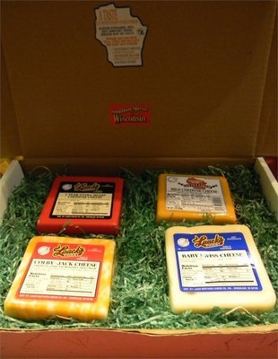 Wisconsin Cheese 4 Block Gift Box