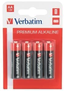 VERBATIM PILAS ALCALINAS AA - LR06 - PACK 4 UDS VERBATIM PILAS ALCALINAS AA - LR06 - PACK 4 UDS