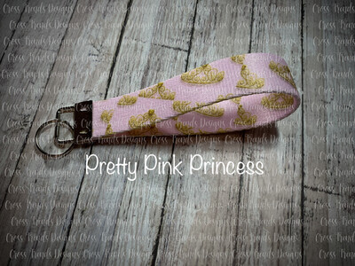 Pretty Pink Princess Keychain
