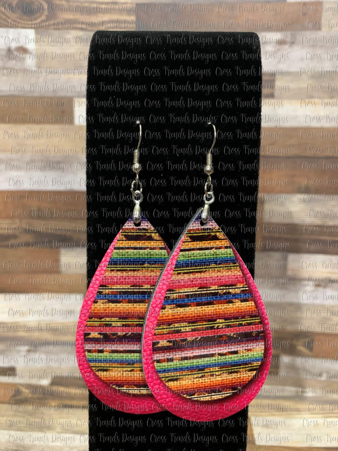 Serape With Hot Pink Background