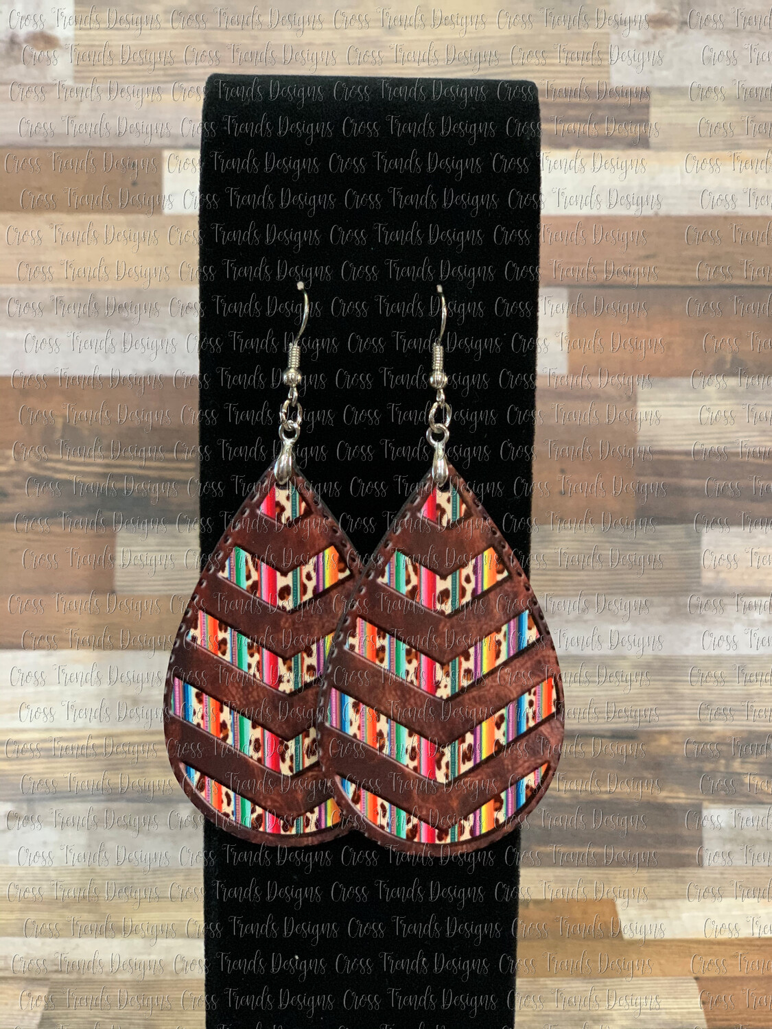 Serape &amp; Faux Leather Chevron