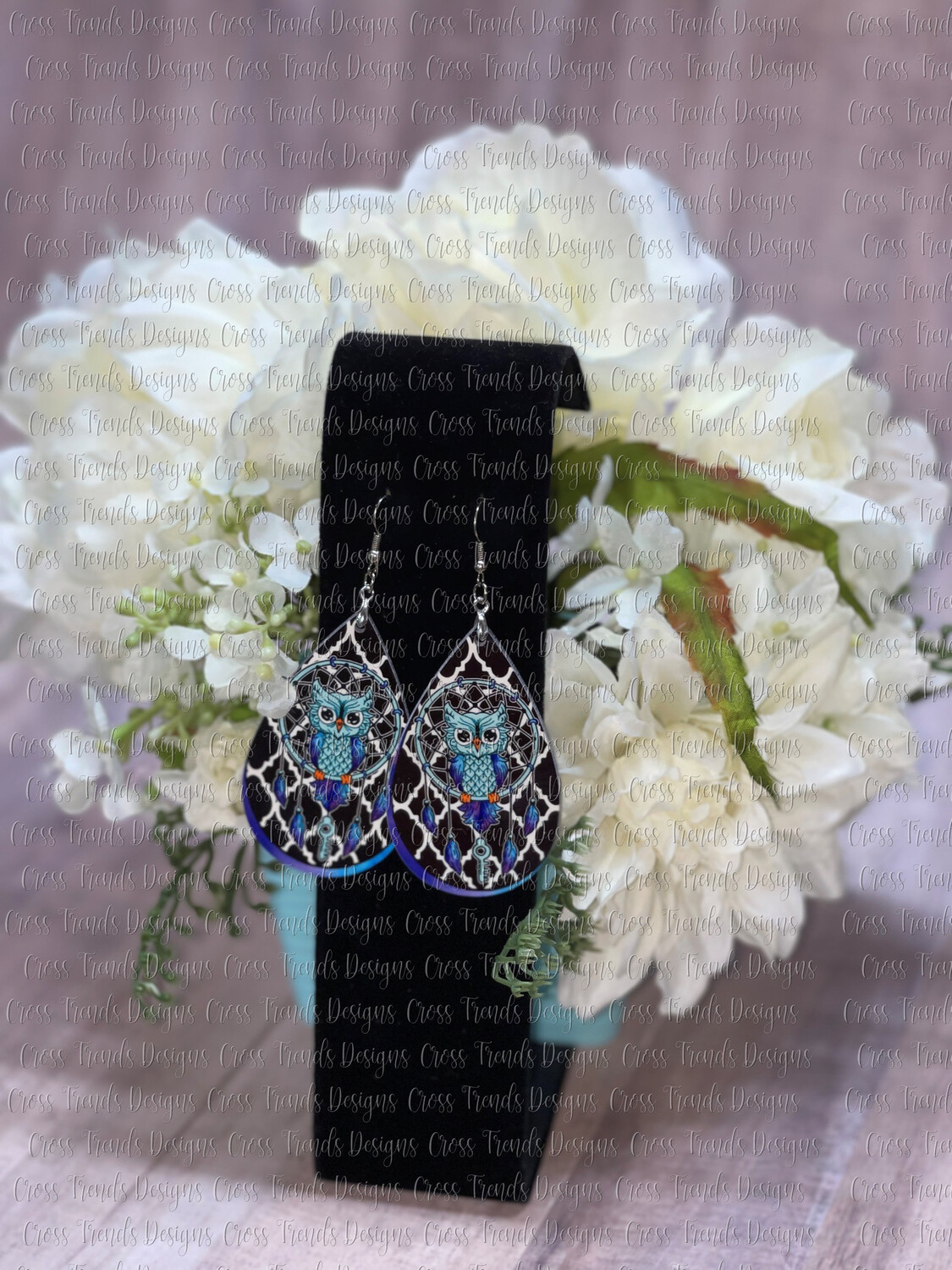Colorful Owl Earrings