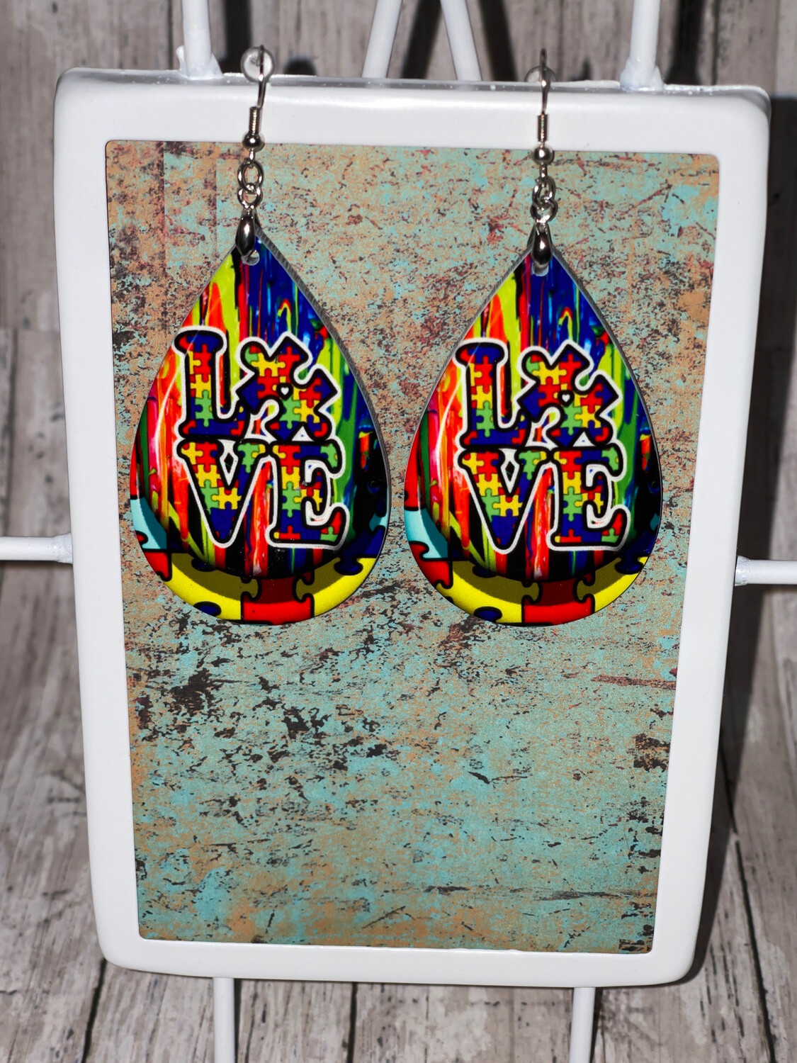 Love Autism Support Earrings