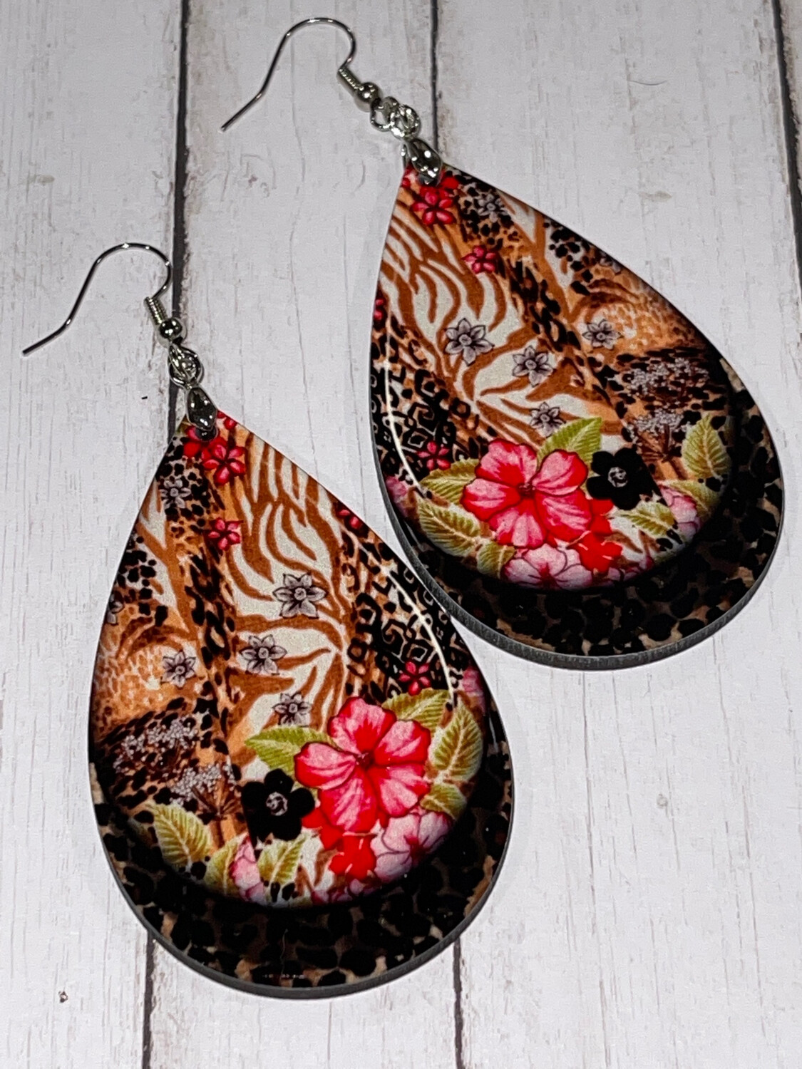 Beautiful Mixed Animal Print With Floral Design