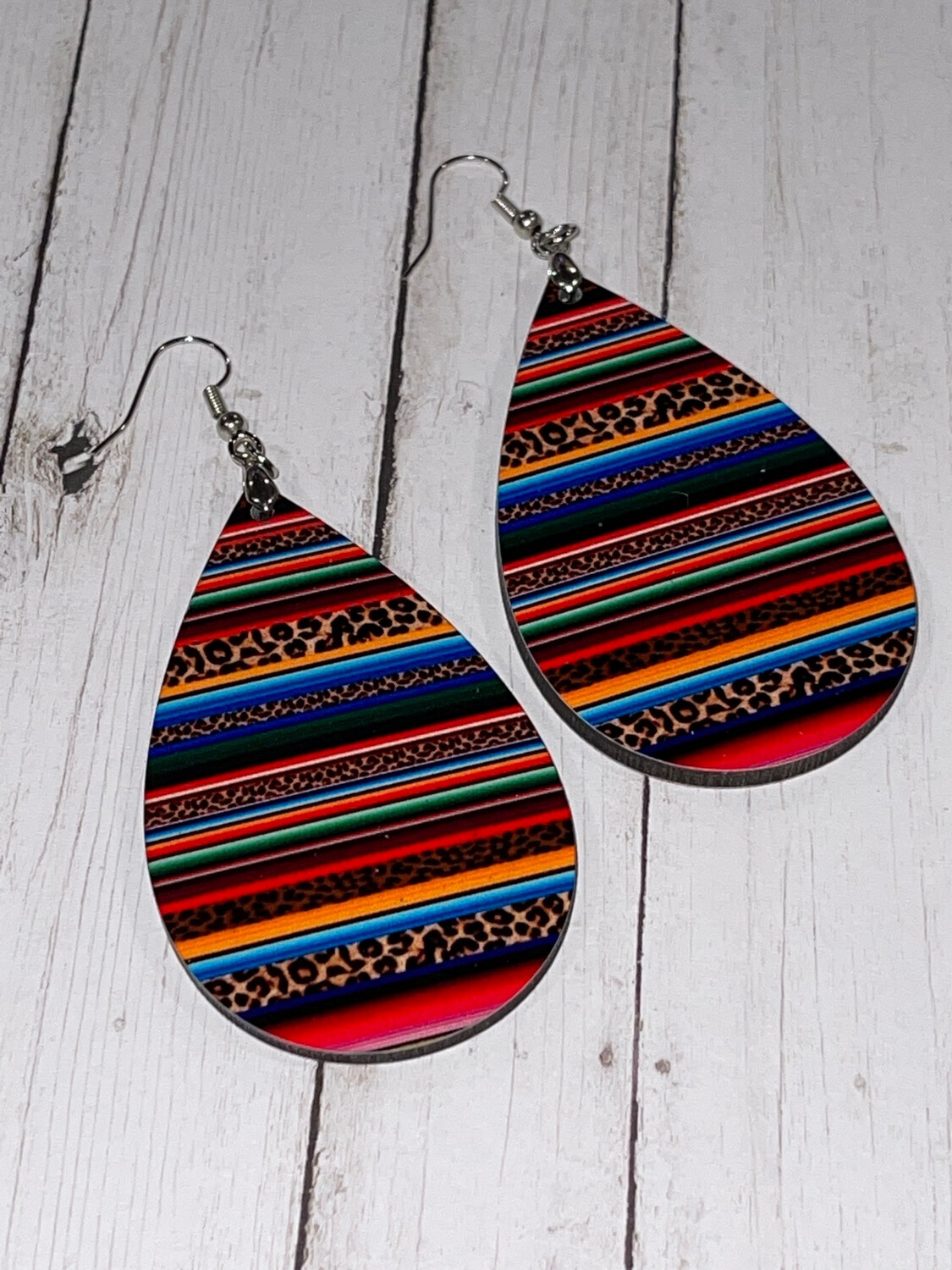 Serape Striped Earrings