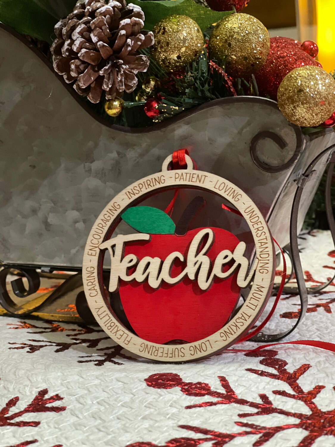 Teachers Sentiment Ornament