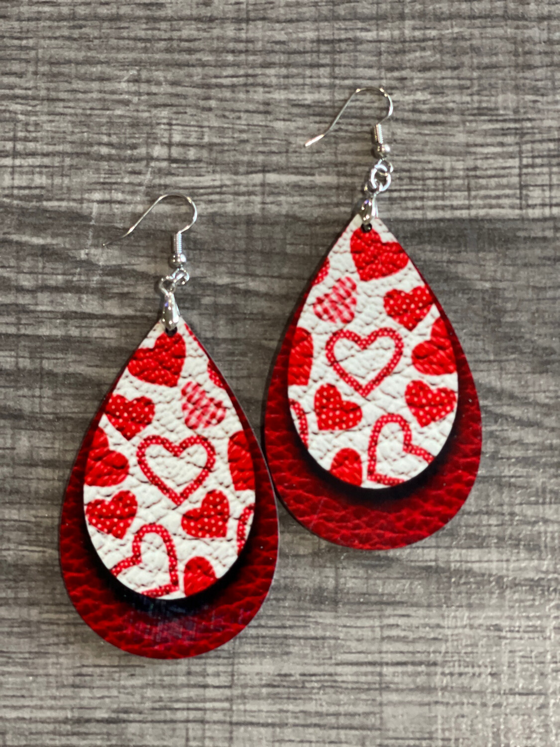 Crazy Hearts Teardrop Earrings