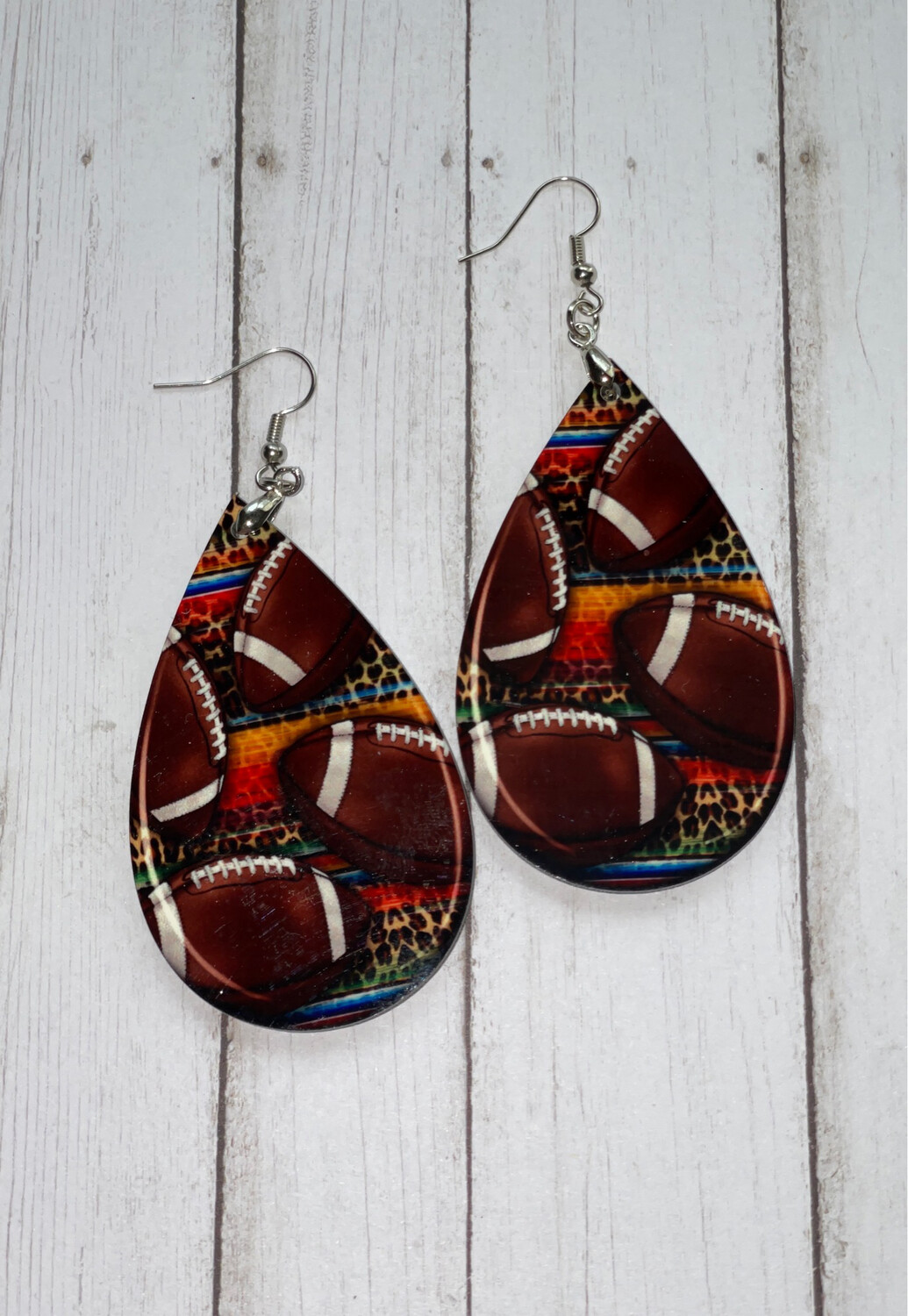 Football Season Fans Teardrop Earrings