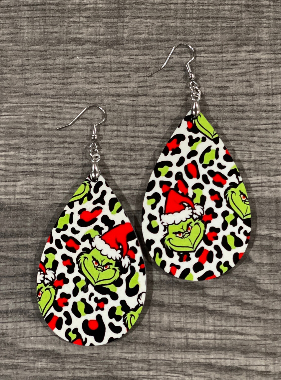 You’re A Mean One Mr. Grinch Teardrop Earrings