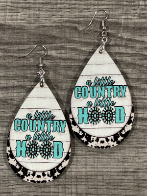 A Little Country, A Little Hold Teardrop Earrings