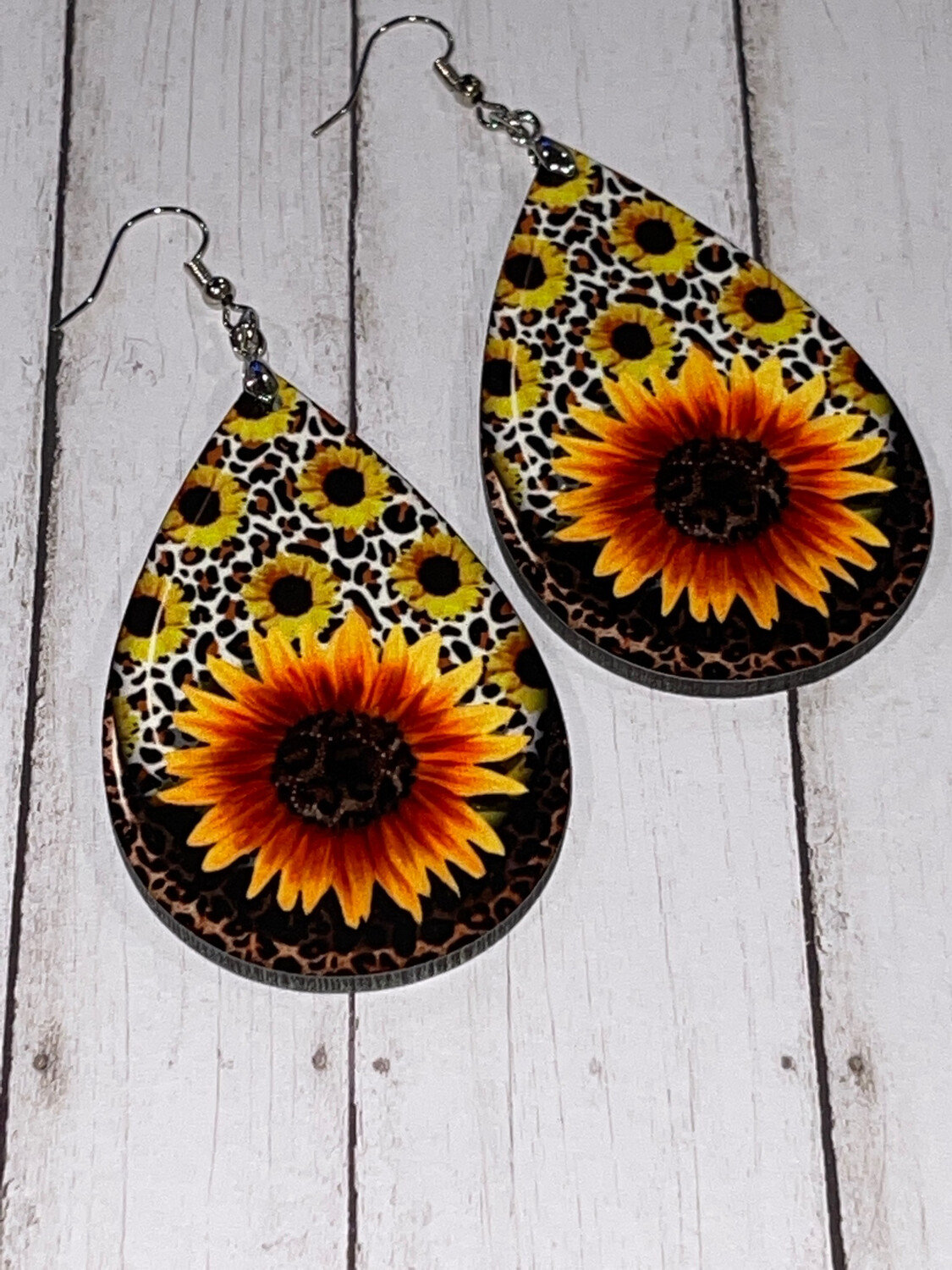 Large Sunflower &amp; Cheetah