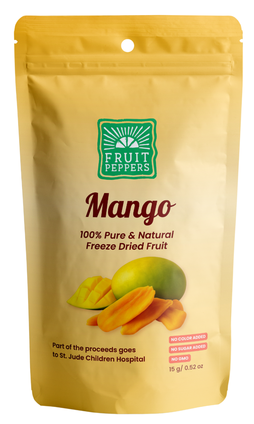 Freeze-Dried Mangos | 100% Natural Fruit Snacks | Fruit Peppers