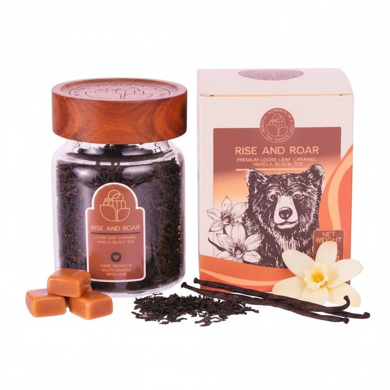 Rise & Roar – Caramel Vanilla Black Tea with Rooibos