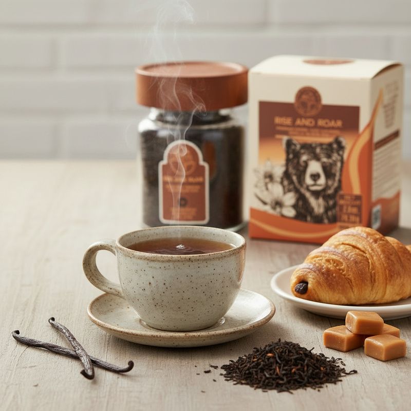 Rise & Roar – Caramel Vanilla Black Tea with Rooibos