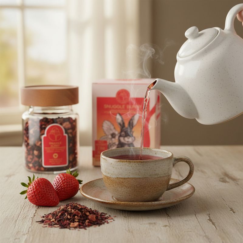 Snuggle Bunny – Strawberry Hibiscus Herbal Tea