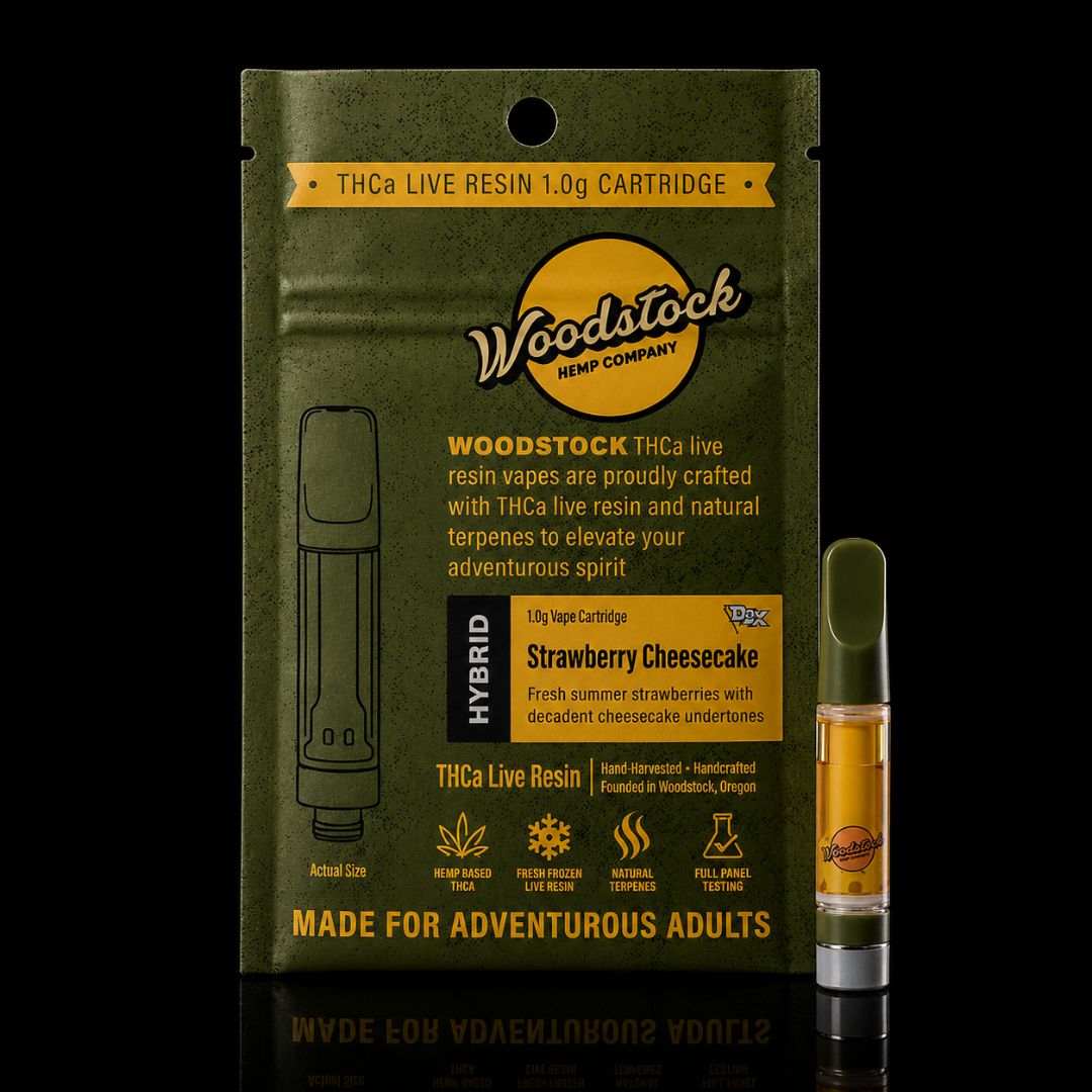 Woodstock THCa Liquid Diamond Live Resin 1.0g Cartridge Woodstock THCa Liquid Diamond Live Resin 1.0g Cartridge