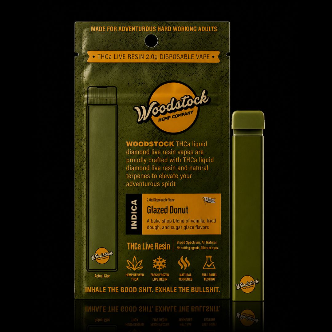 Woodstock THCa Liquid Diamond Live Resin 2.0g Disposable Woodstock THCa Liquid Diamond Live Resin 2.0g Disposable