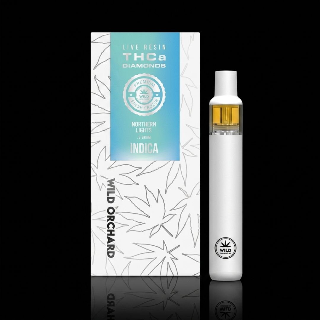 Wild Orchard THCa Diamond Live Resin Vape Half Gram, Strain: Northern Lights (I)