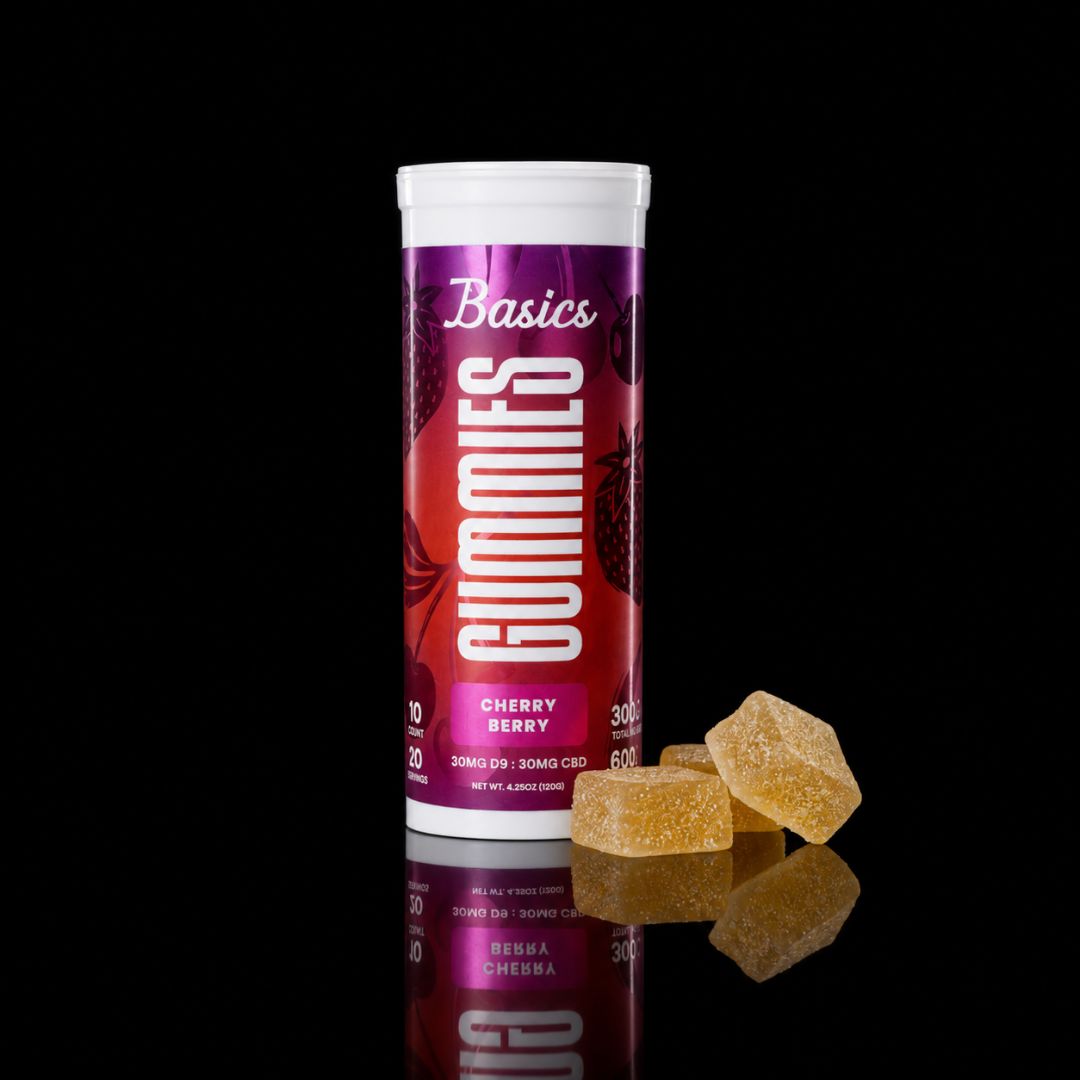 Basics - Nano Delta 9 THC Gummies Basics - Nano Delta 9 THC Gummies, Flavor: Cherry Berry