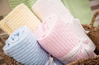 Basket Weave Baby Blankets