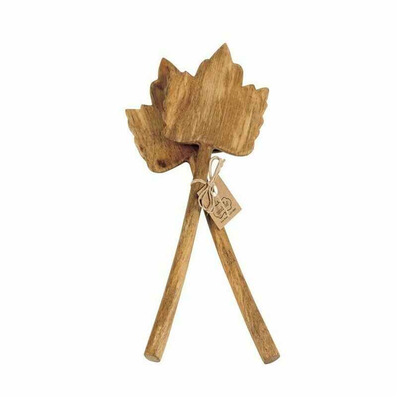 Mud Pie Leaf Salad Servers