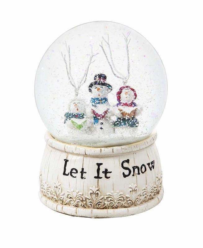 Let It Snow Musical Snow Globe