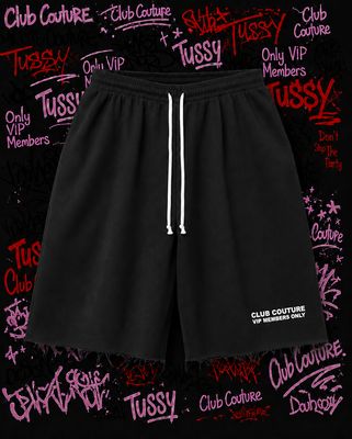 SHORTS1 NERI STAMPA BIANCA SHORTS1 NERI STAMPA BIANCA