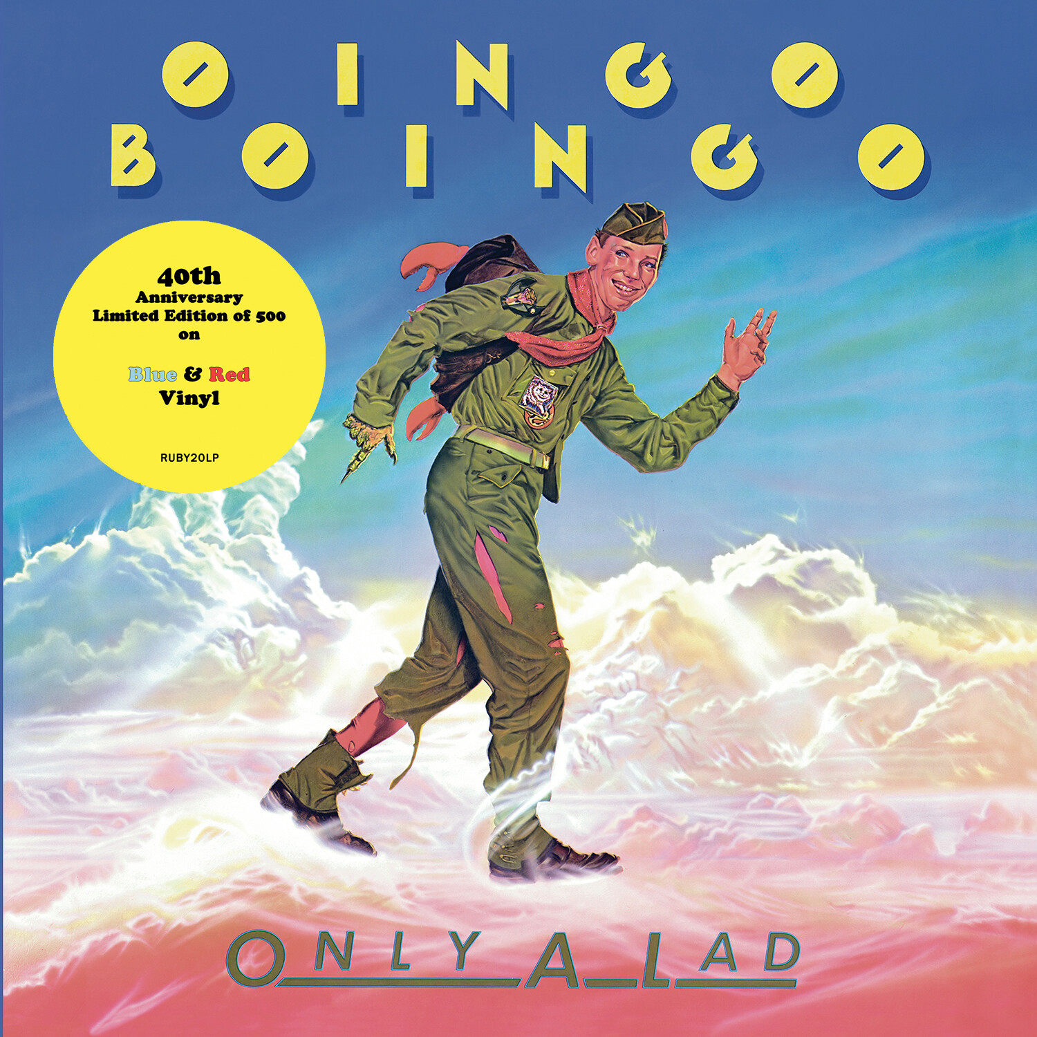 Oingo Boingo / Only A Lad LP: Blue & Red vinyl